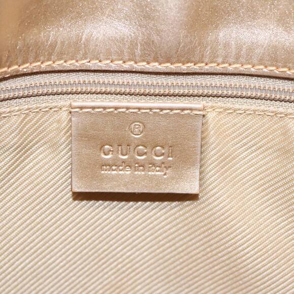 GUCCI GG Canvas Tote Bag Light Blue Gold 002 002 - Picture 16 of 16